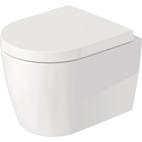 Duravit Toilet WM 480mm ME by STARCK white washdown DURAFIX rimless HyG US 2530092092 - main
